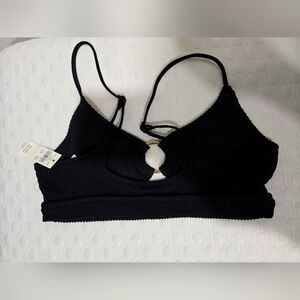 Aerie Adjustable Black Bralette
